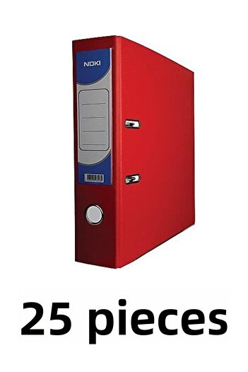 Noki 25 Pieces Red Large Plastic Folder