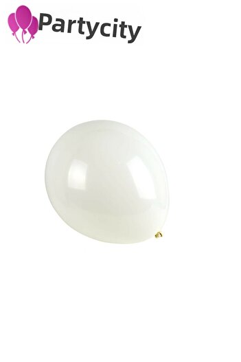 Party City 100pcs 12inch White Latex Balloon