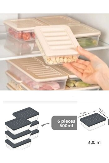 VZN Refrigerator Organizer Set Fridge Organizer Storage Container Diffuse Compatible Storage Container