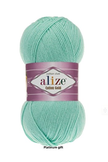 Alize 5 Pieces ) Cotton Gold 15 Water Green Hand Knitted Threads Vest Cardigan Thread Scarf Sweater Thread