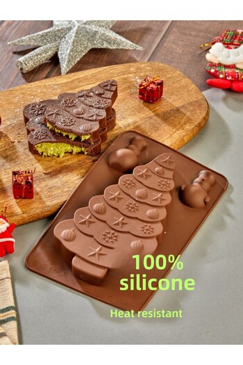 EMBazaar New Year's Council - Pine Tree Series Silicone Dubai Chocolate