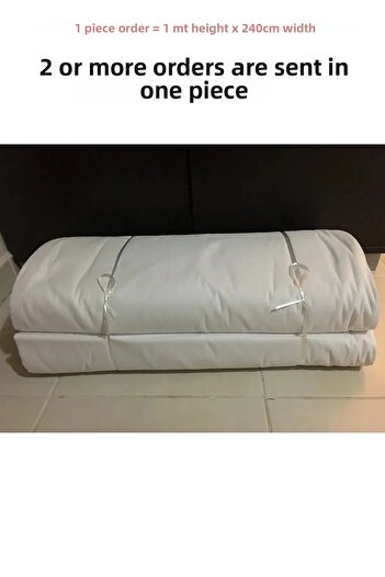 Zeren Home Hood Cloth Cotton Raw Fabric Mitil Mattress Fabric Height 100cm x Width 240 Cm