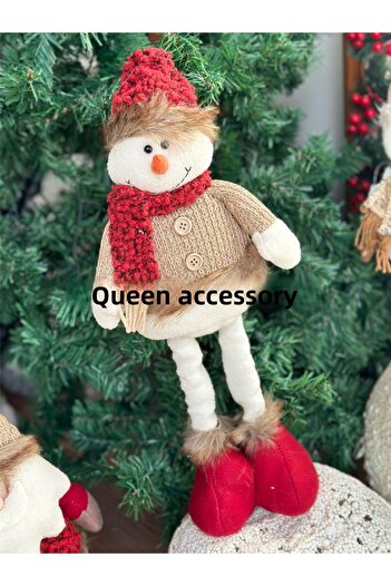 QUEEN AKSESUAR Red Movable Mascot Sculpture for New Year - Room Decoration, Tree Ornament
