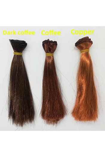 orhanucuzluk 15 cm Amigurumi Copper Synthetic Hair - 1 Piece