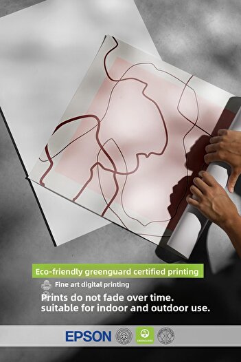 Postifull Frameless Poster, HD Quality Wall Poster,Comfort Series, Abstract Red Lines Poster, NO:108705