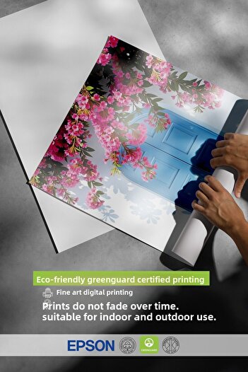 Postifull Frameless Wall Poster, Blue Door, Photo, Blue Color Poster, Summer Selection 2025, No:109483