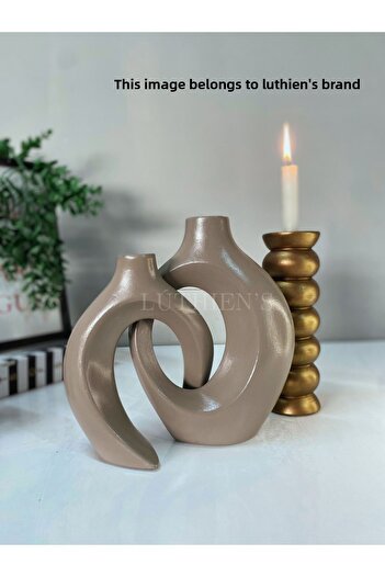 Luthien Modern Design Dear Ivy Vase and Candlestick Set