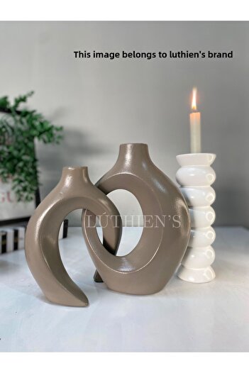 Luthien Modern Design Dear Ivy Vase and Candlestick Set