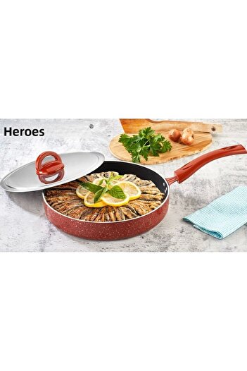 Kahramanlar Tile Teflon Fish Pan 34 Cm