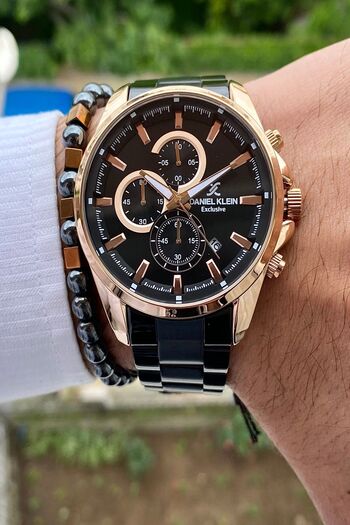 Daniel Klein Men's Wristwatch - Steel Cord