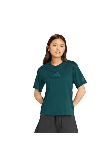 adidas Jw7752-K W Z.N.E. Tee Women's T-Shirt Green