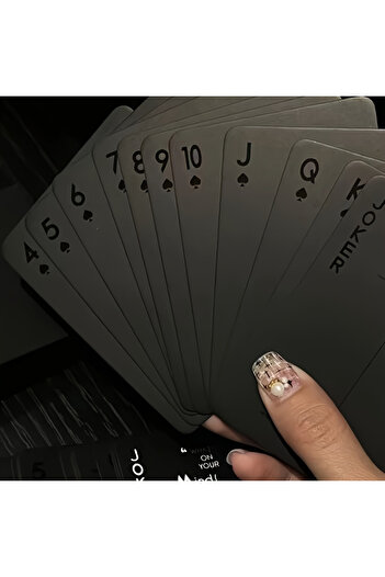 Choice black Luminous poker set, suitable for parties, Halloween and Christmas gifts, durable paper, family