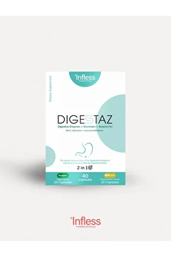 infless Digestasis, Digestive Enzymes + Bromelain +Betain HCL+ Liposomal Barberine + Zinc L-Carnosine