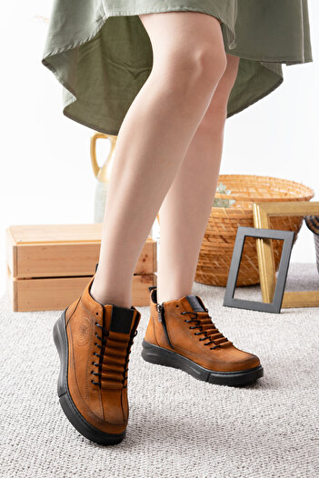 Dericalle shoes Hakiki Deri Kadın Yarım bot