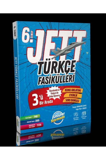 Ünlüler Karması 6. Sınıf Türkçe Jett Fasikülleri / Abdulaziz Yumuşak / Ünlüler Karması / 9786256529779