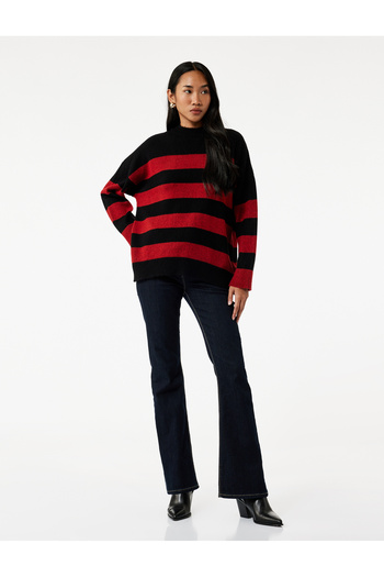 Koton Long Sleeve Crew Neck Sweater Oversize Sweater