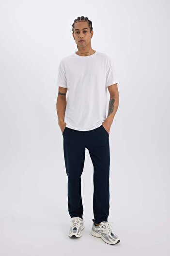 DeFacto Defactofit Sports Jogger Sweatpants Slim Fit Tight Fit Standard Leg with Pockets Elastic Waist D1956Ax24