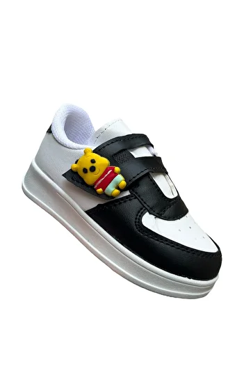 ALTUNTAŞ Unisex Girls' Boys' Velcro Teddy Bear Sports Shoes Sneaker