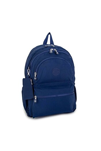 Nas Bag Unisex Harmful Chemical-Free Waterproof Backpack Navy Blue