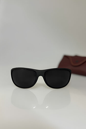 MACERATİ Polarized High Quality Bone Black Unisex Sunglasses