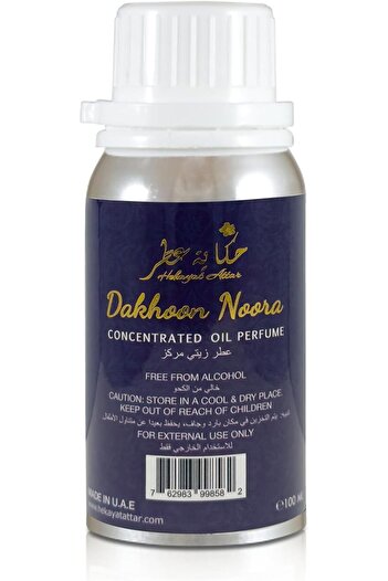 Hekayat Attar DAKHOON NOORA 100 ML CONCENTRATED PERFUME OIL | Heritage Collection