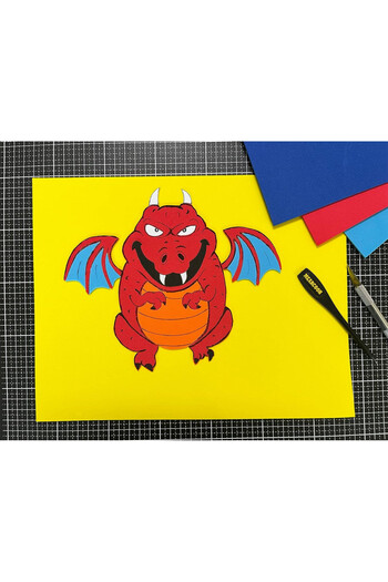 MEARCOOH Set of 30 DIY sheets, EVA foam, multicolor, 22 x 30 x 0.2 cm