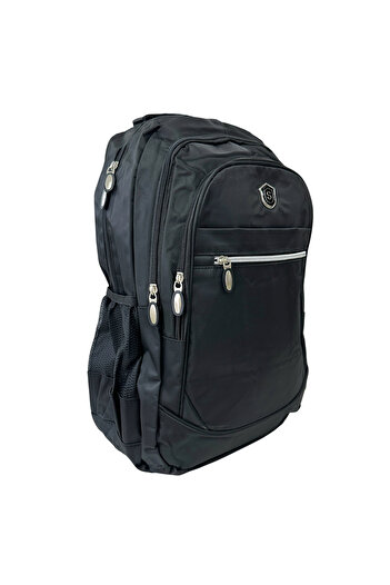 OEM Fashion backpack black, 45 x 35 x 20 cm, 3 compartments, RS28