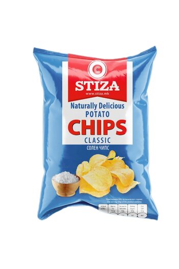 OEM Stiza chips with salt 60gr, 12 pcs