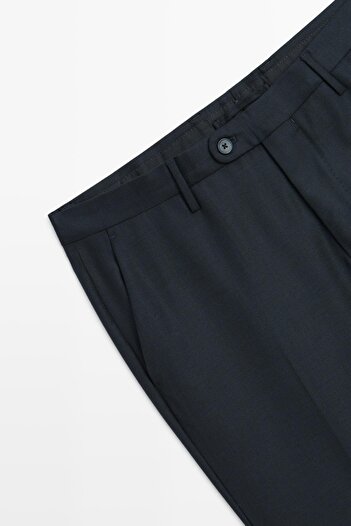 Massimo Dutti Mikro dokulu örgü takım pantolon