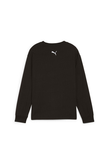 Puma Youth Boys Martian Sunset Long Sleeve Top - Black