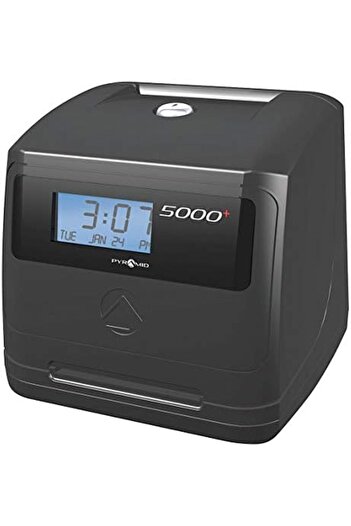 Pyramid Time Systems - Model 5000 Auto Totaling Time Clock, Employee in/Out Time Tracker for Small B