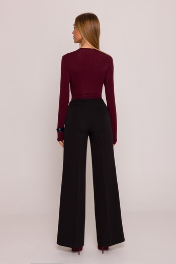 Made of Emotion Women's wide-leg pants with pockets