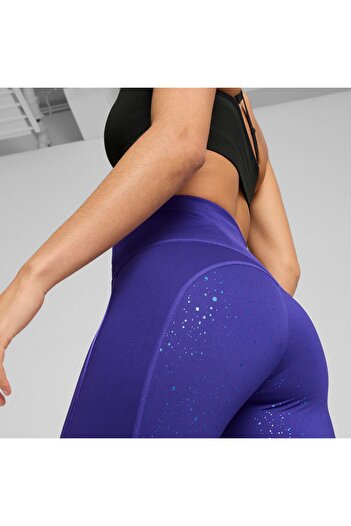 Puma Womens INTERGALACTIC High-Waist 7/8 Tights - Blue