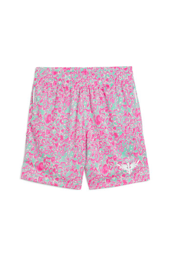 Puma Mens Melo Miami Basketball Shorts - Green
