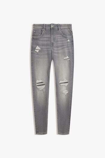 Bershka Ripped carrot fit jeans