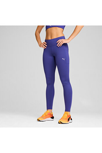 Puma Womens RUN FAV VELOCITY Full-Length Running Tights - Blue