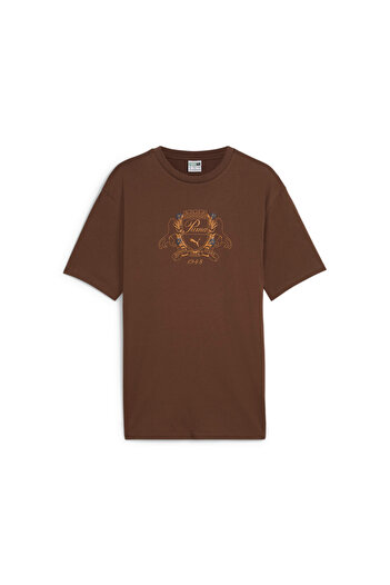 Puma Mens CLASSICS FAMILY LEGACY Tee - Brown