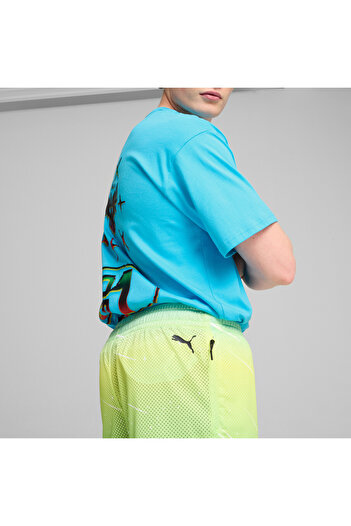 Puma Mens MELO 1Love Basketball Shorts - Yellow