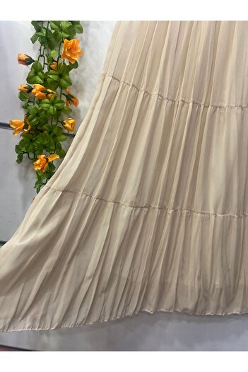 edi collection Fusta din sifon stratificată cu căptușeală