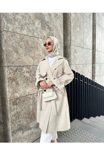 Trend Marfa Oversize Hijab Trench Coat