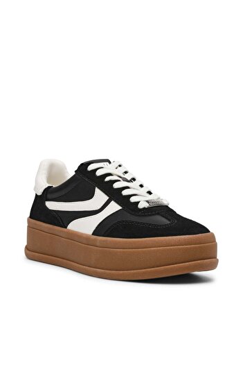 Steve Madden Womens Off-Track Black Women'S Sneakers