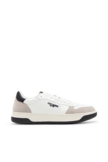 Steve Madden Mens Finnegan White/Sand Men'S Sneakers