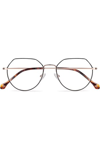 Baytion Blue Light Blocking Glasses, Polygonal Computer Game Glasses for Women, Fashionable Computer