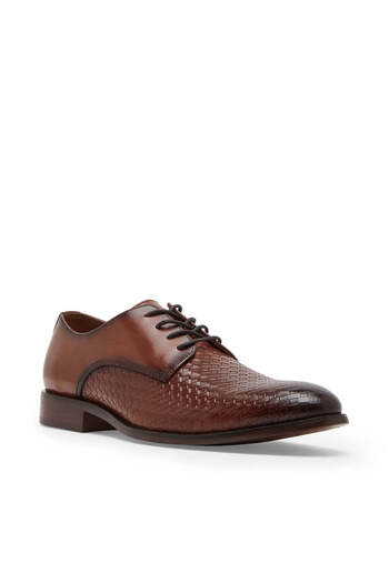 Steve Madden Mens Fairfax Tan Leather Formal Shoes