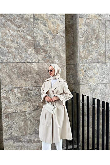 Trend Marfa Oversize Hijab Trench Coat