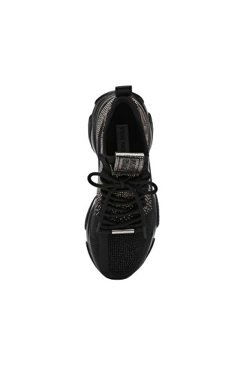 Steve Madden Womens Mysteria Black/Pewter Women'S Sneakers