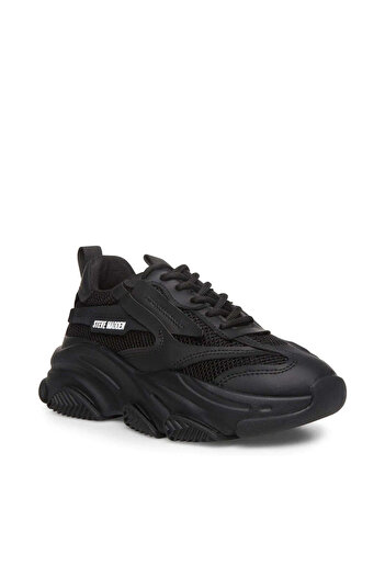 Steve Madden Womens Possession Black Women'S Sneakers