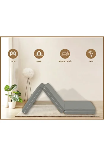 Evim Canvas Lead Zippered Foldable Floor Bed Floor Cushion 10cm