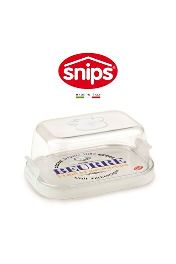 Snips Farm Butter Keeper with Tray & Transparent Cover – Made in Italy