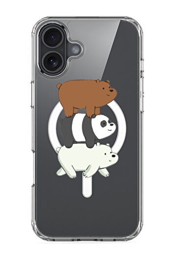Theodor iPhone 16 Plus Magsafe Case for iPhone Compatible with, Shockproof Phone Bumper Cover - Three P&a
